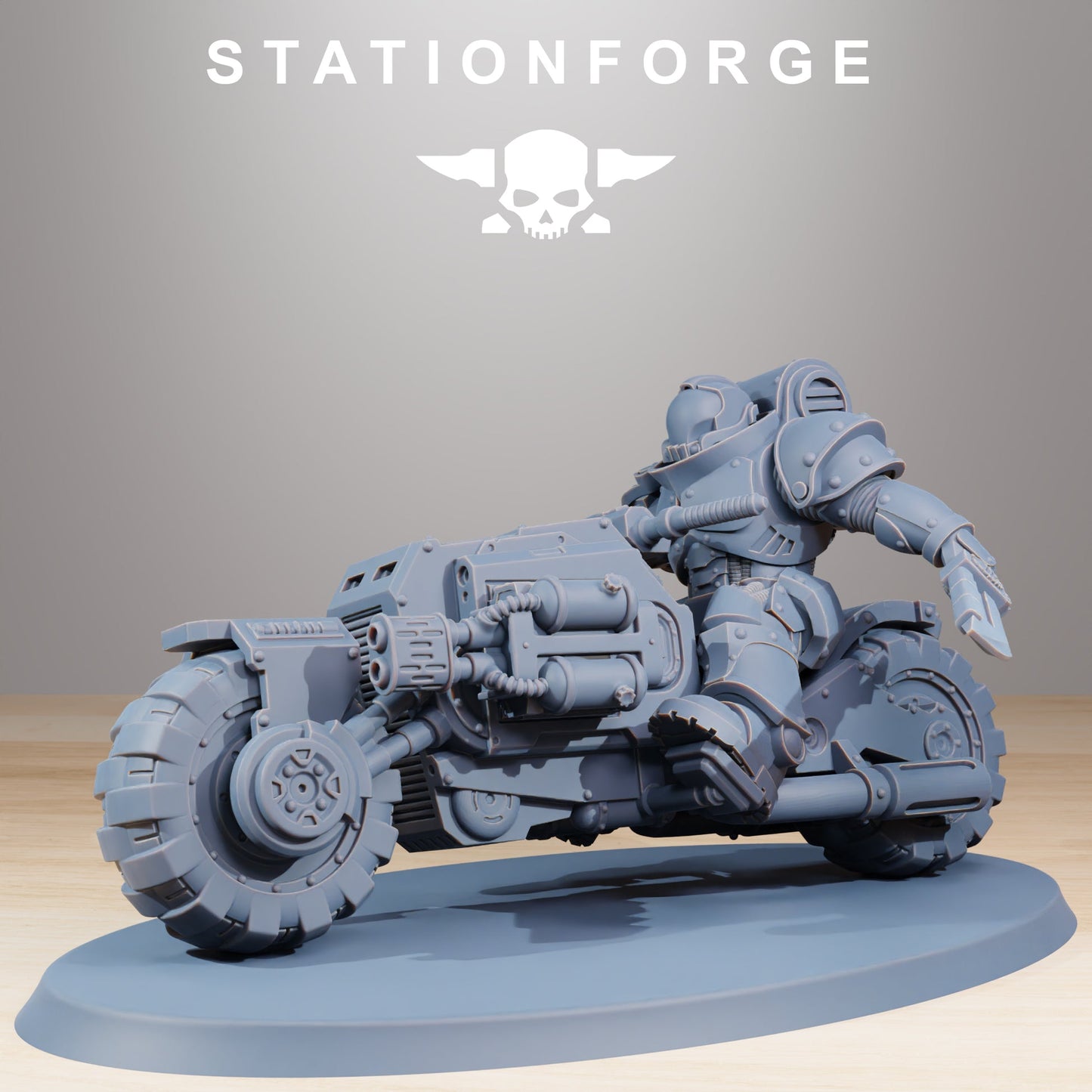 10x Socratis Bikers Wargame Proxy Miniatures StationForge