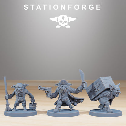 Gobs Pirates StationForge Wargame Proxy Miniatures 32mm