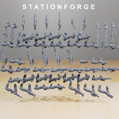 GrimGuard Infantry Builder Station Forge 3D Printed Resin Miniature