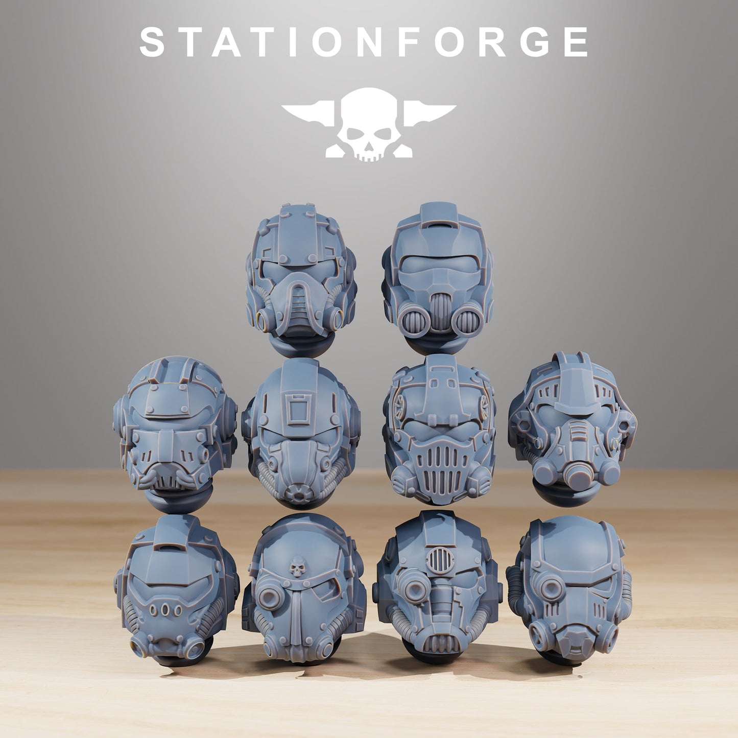 Socratis Vanguard Heavy Warband Wargame Proxy Miniatures StationForge