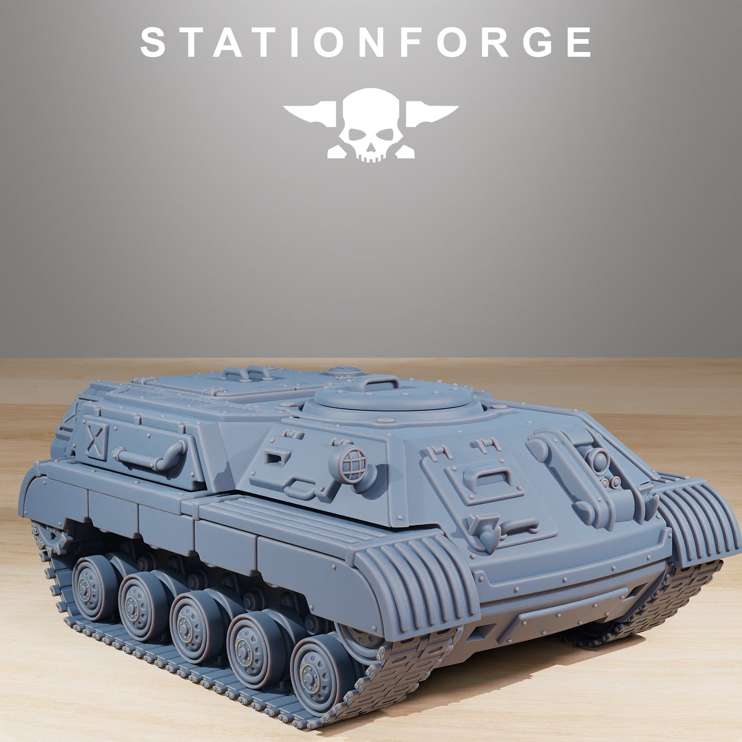 GrimGuard Imperial Militarum Support Tank StationForge 32mm Grimdark Tank