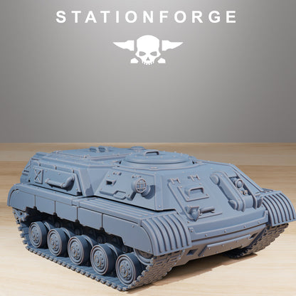 GrimGuard Imperial Militarum Support Tank StationForge 32mm Grimdark Tank