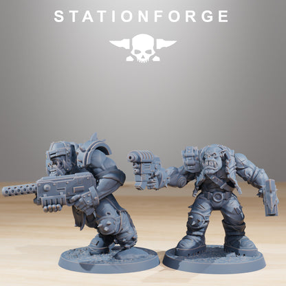 Orkaz Infantry Ork Wargame Proxy Miniatures StationForge