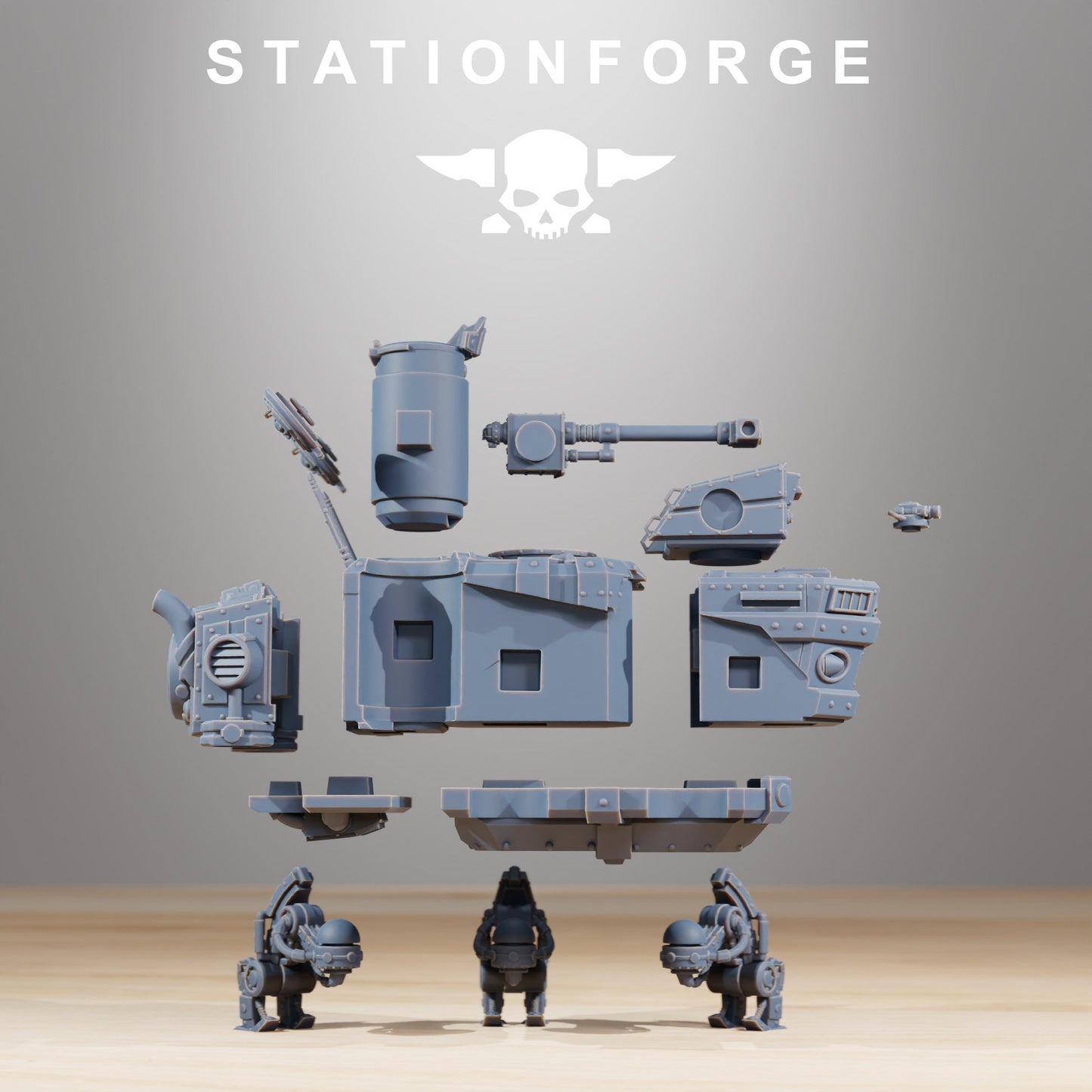 Scavenger Heavy Tank Wargame Proxy Vehicle StationForge