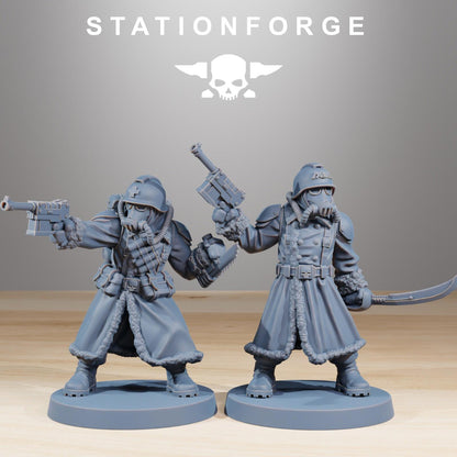 Imperial Soldiers Grim Guardx10 Death Division Frostwatch Korps 3D Printed Resin