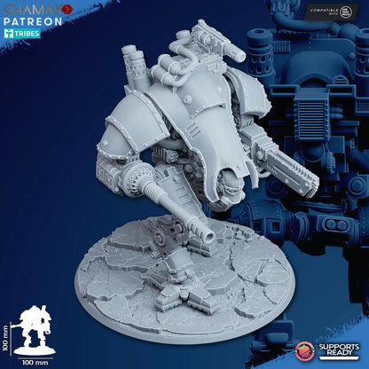 Titan Bellatorius Ghamak - Sci Fi Tabletop Wargaming Mech Titan Resin print