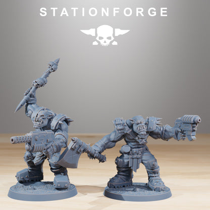 Orkaz Infantry Ork Wargame Proxy Miniatures StationForge
