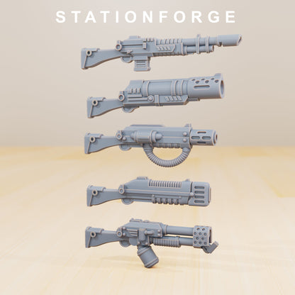 GrimGuard Infantry Builder Station Forge 3D Printed Resin Miniature