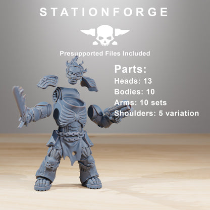 Socratis Doom Reapers StationForge 10x 3D Printed Resin Miniatures 32mm