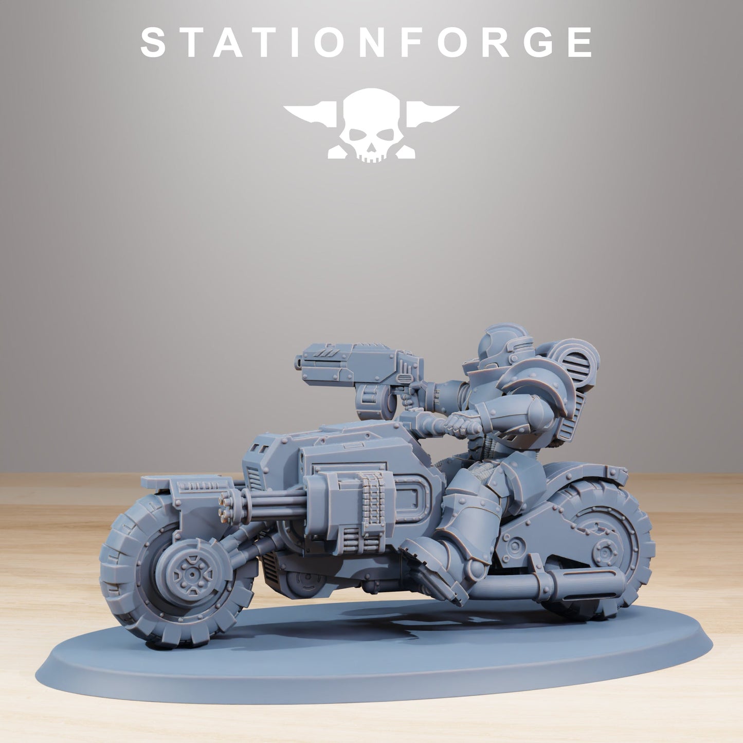 10x Socratis Bikers Wargame Proxy Miniatures StationForge