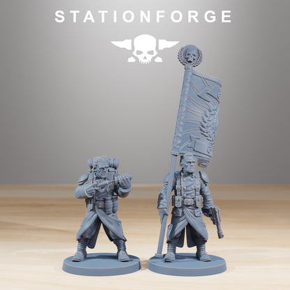 20x GrimGuard Combatants Wargame Proxy Militarum Station Forge 32mm