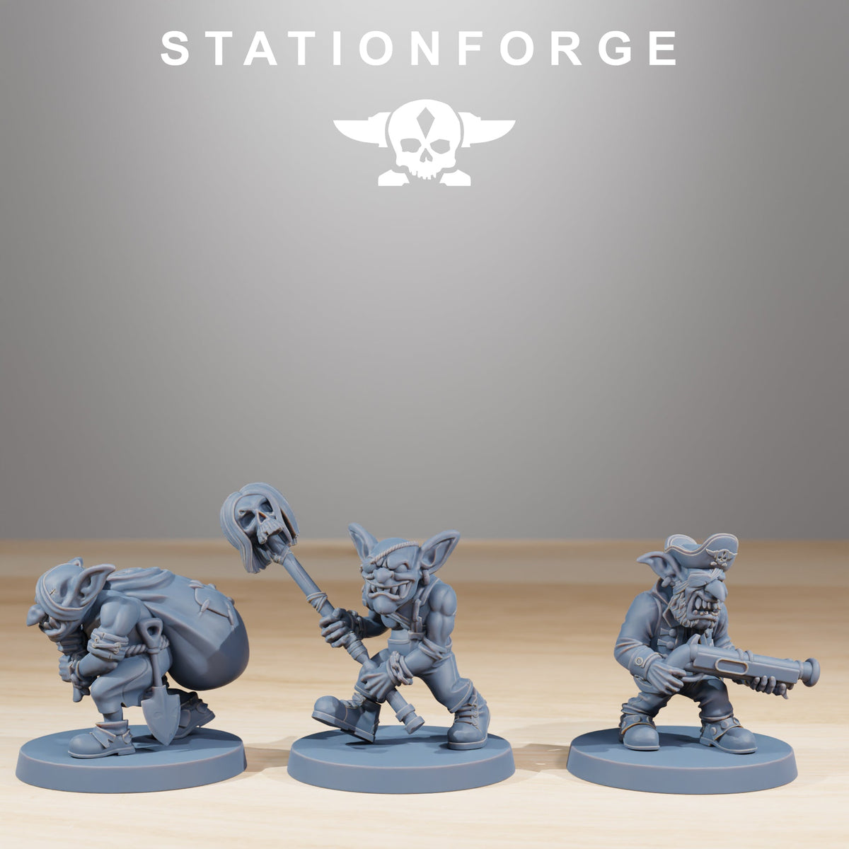 Gobs Pirates StationForge Wargame Proxy Miniatures 32mm