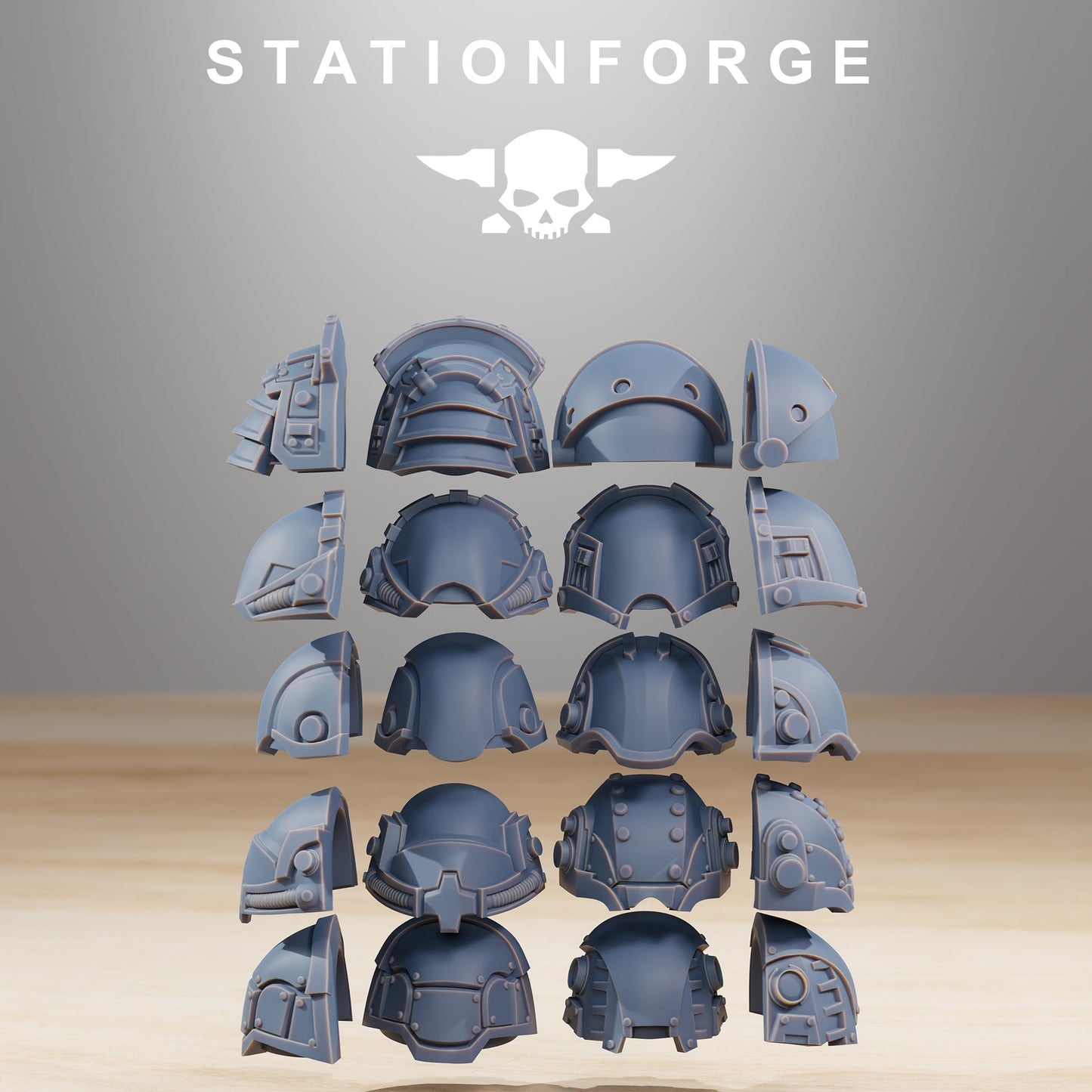 Socratis Vanguard Heavy Warband Wargame Proxy Miniatures StationForge
