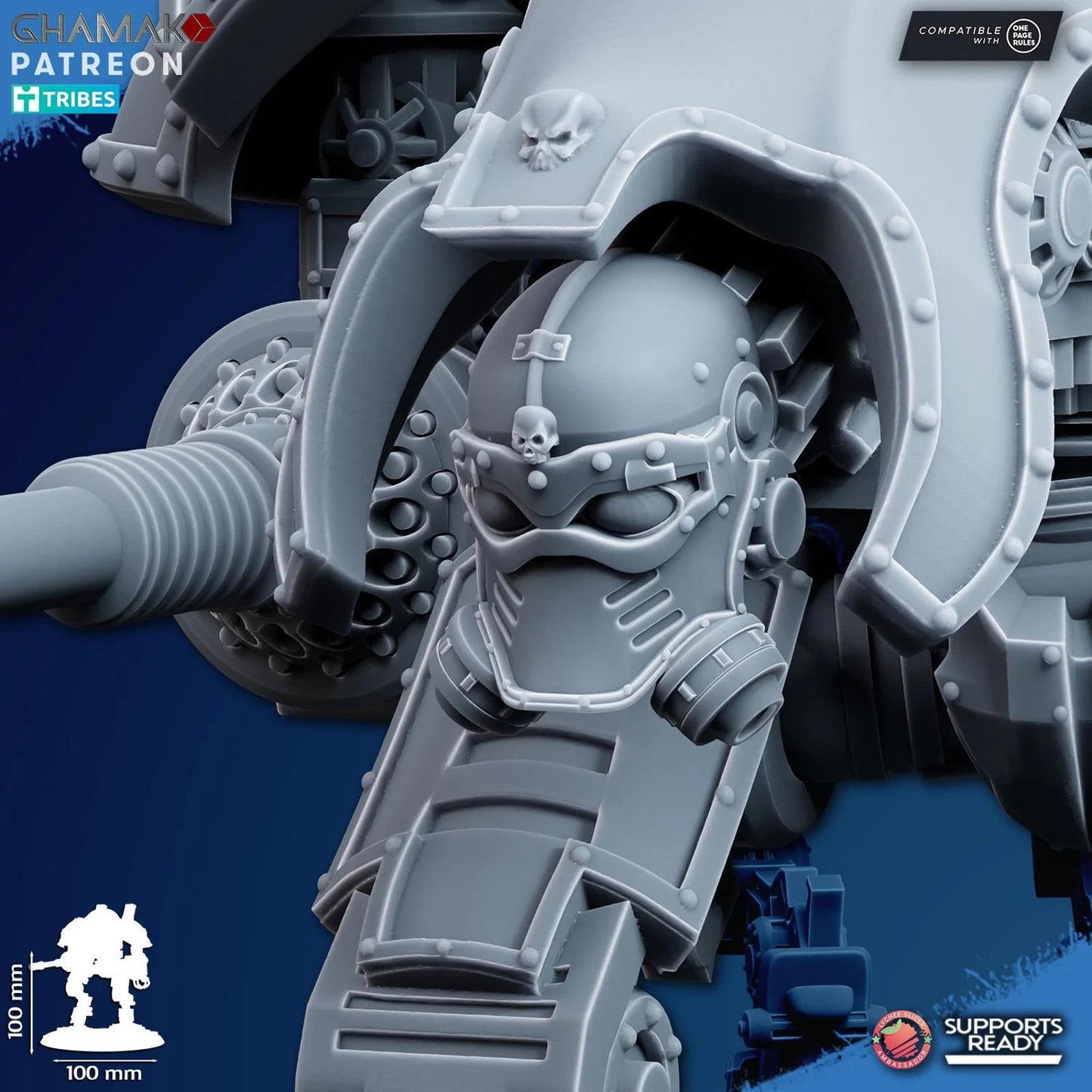 Titan Bellatorius Ghamak - Sci Fi Tabletop Wargaming Mech Titan Resin print