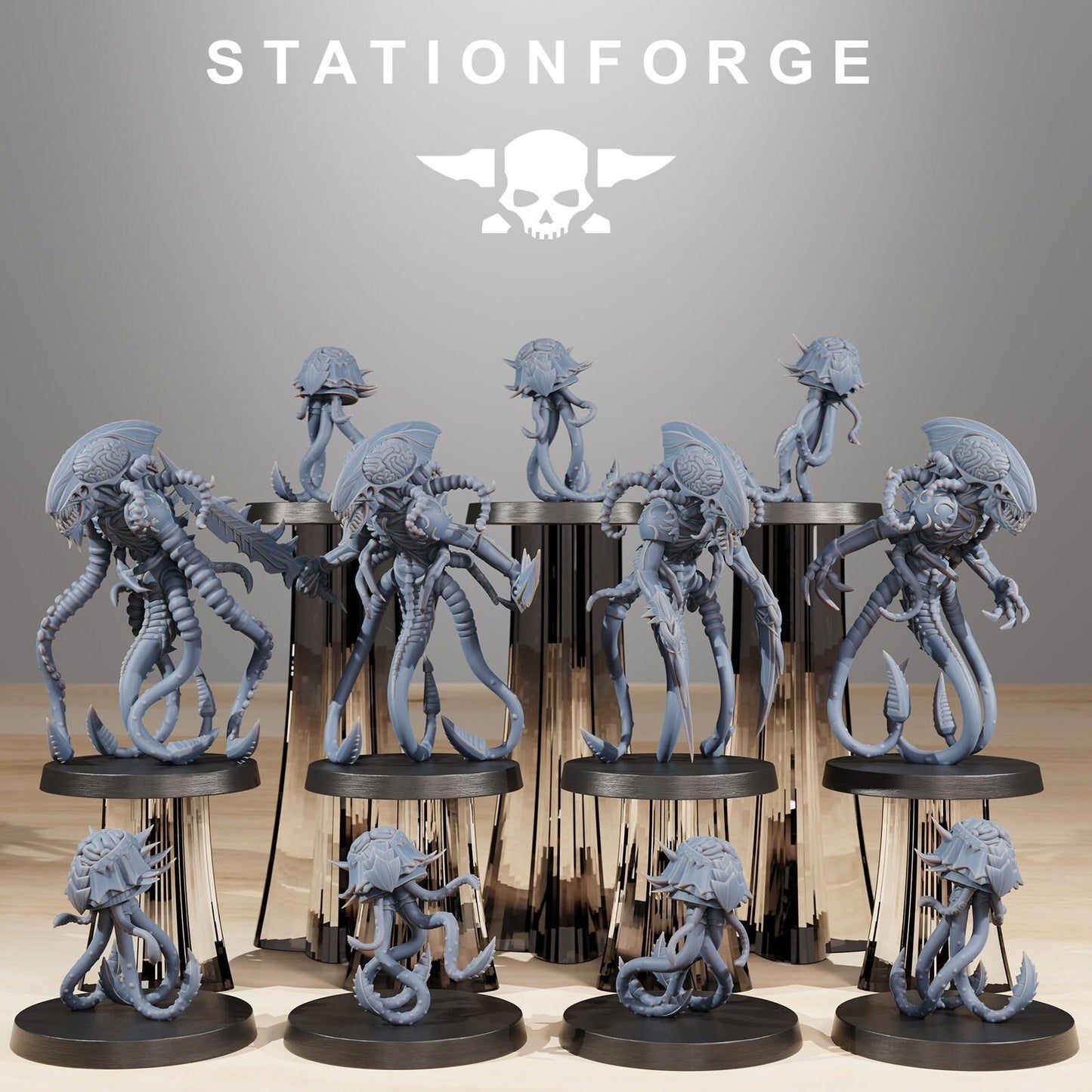 Xenarid Synaptrus Hive Psychic Bugs Leviathan Fleet x11 Wargame Grimdark Proxy