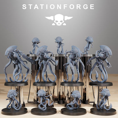 Xenarid Synaptrus Hive Psychic Bugs Leviathan Fleet x11 Wargame Grimdark Proxy