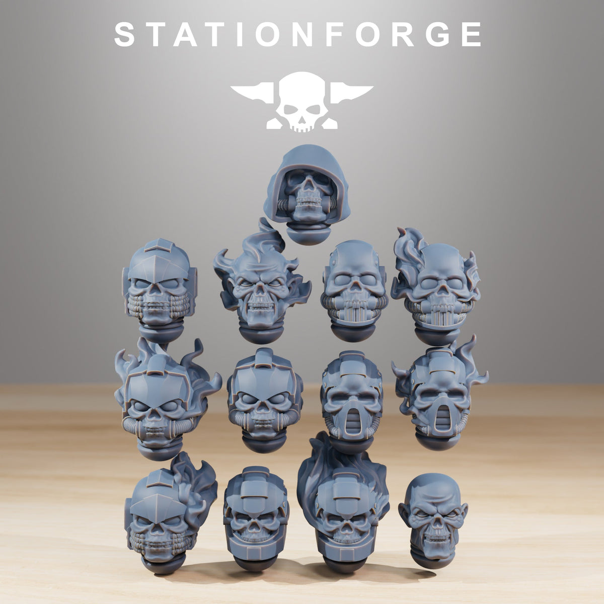 Socratis Doom Reapers StationForge 10x 3D Printed Resin Miniatures 32mm