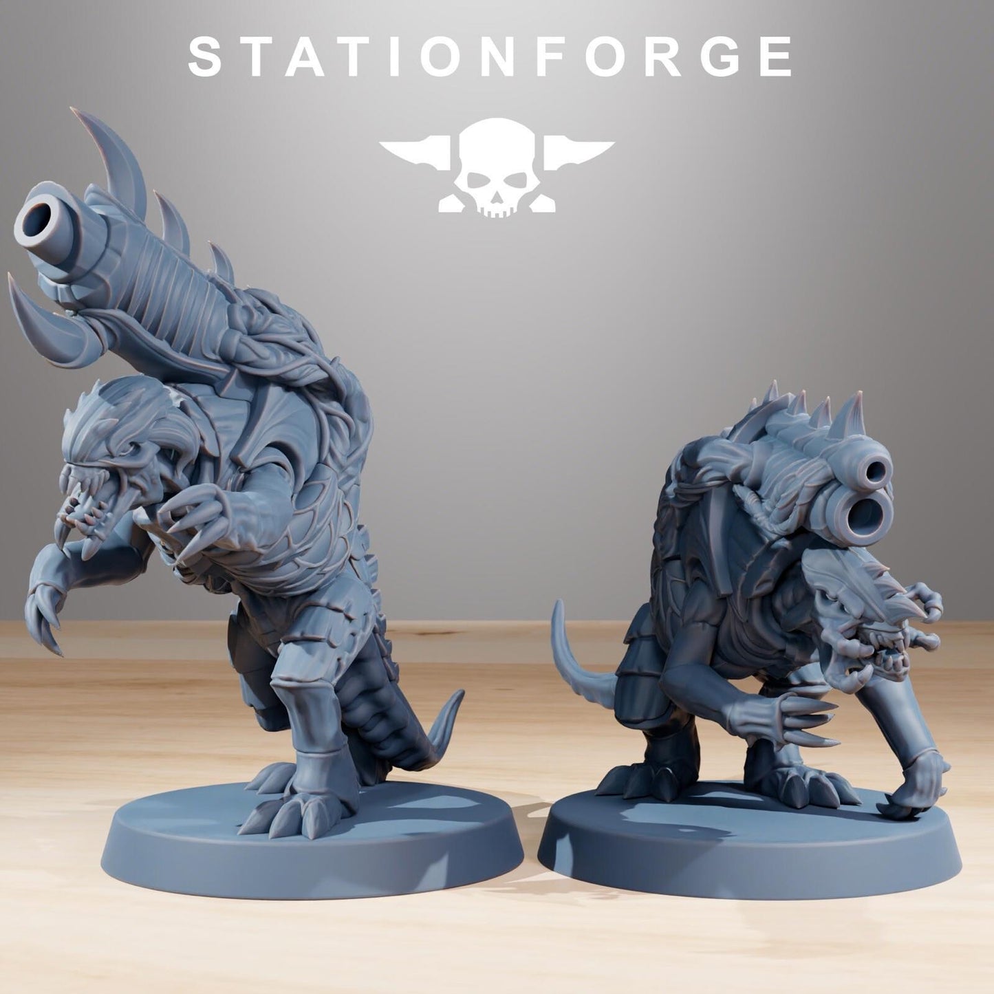 Xenarid Mortars x10 Leviathan Fleet Hive Bugs Cannon Infantry Resin Miniature