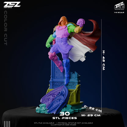 Dr Doom (ZEZ) - 3D Printed Fan Art Model Kit 1:6 Scale