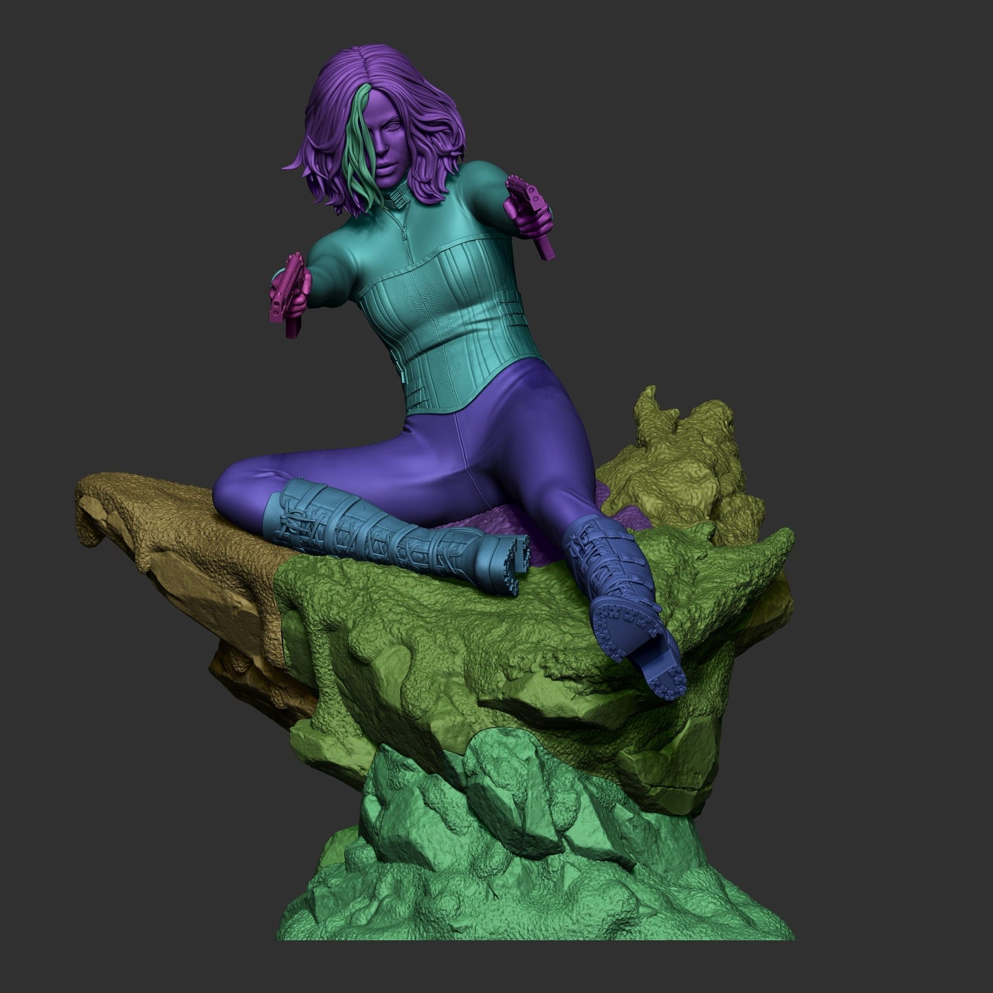 Selene (Underworld) – CA3D 3D Printed 16K Unpainted Resin Model Kit 1:6 304mm