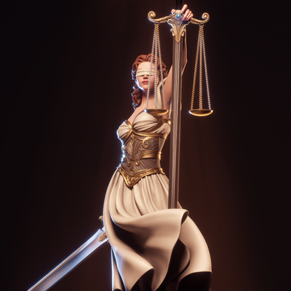 Justice (God) CA3D 3D Printed 16K Unpainted Resin Statue 1:6 scale