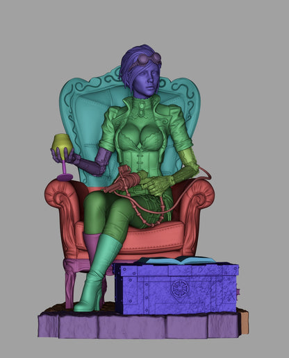 Lady Mechanika – CA3D 3D Printed 16K Unpainted Resin Model Kit 1:6 235mm