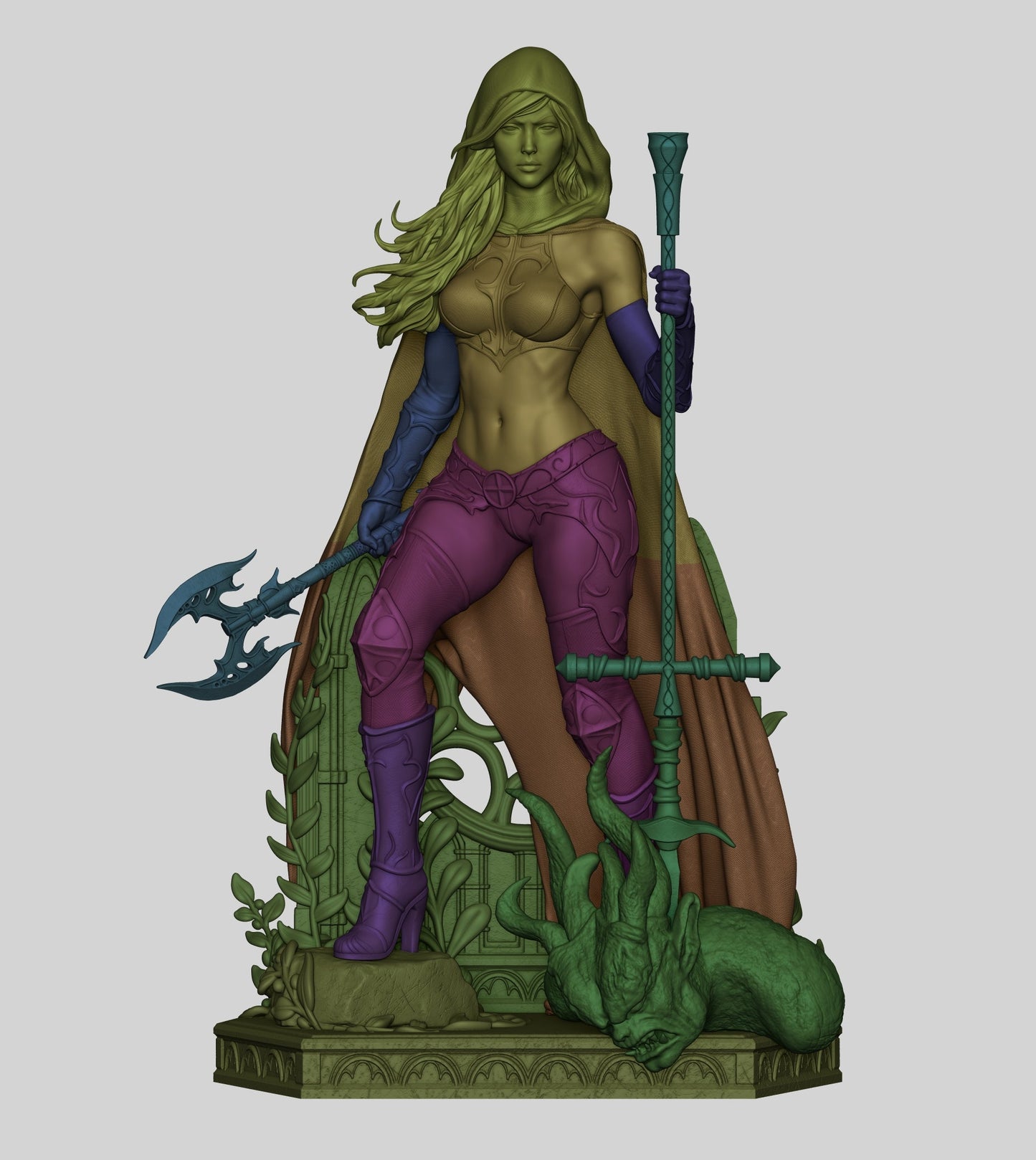 Magdalena – CA3D 3D Printed 16K Unpainted Resin Model Kit 1:6 318mm
