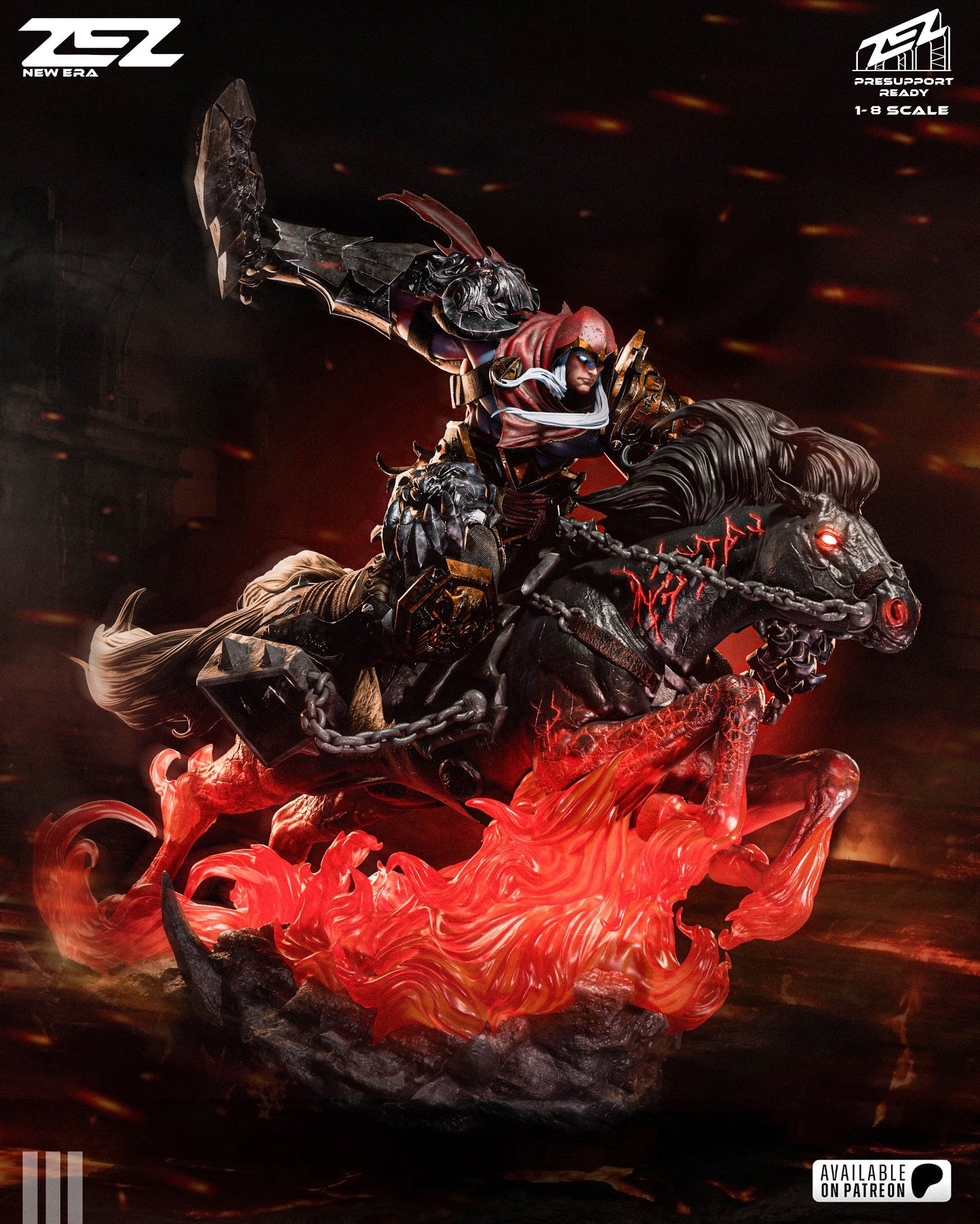War Darksiders ZEZ 3D Printed 16K Unpainted Resin Model Kit 1:6 scale