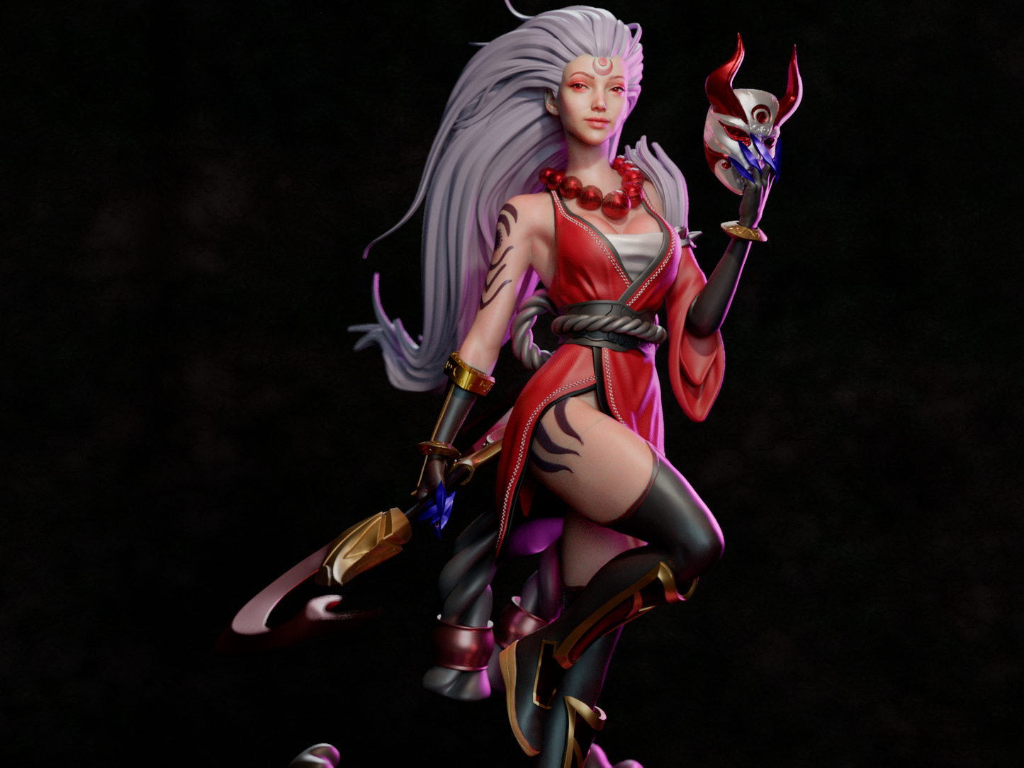Bloodmoon CA3D 3D Printed 16K Unpainted Resin Statue 1:6