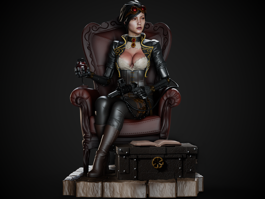 Lady Mechanika – CA3D 3D Printed 16K Unpainted Resin Model Kit 1:6 235mm