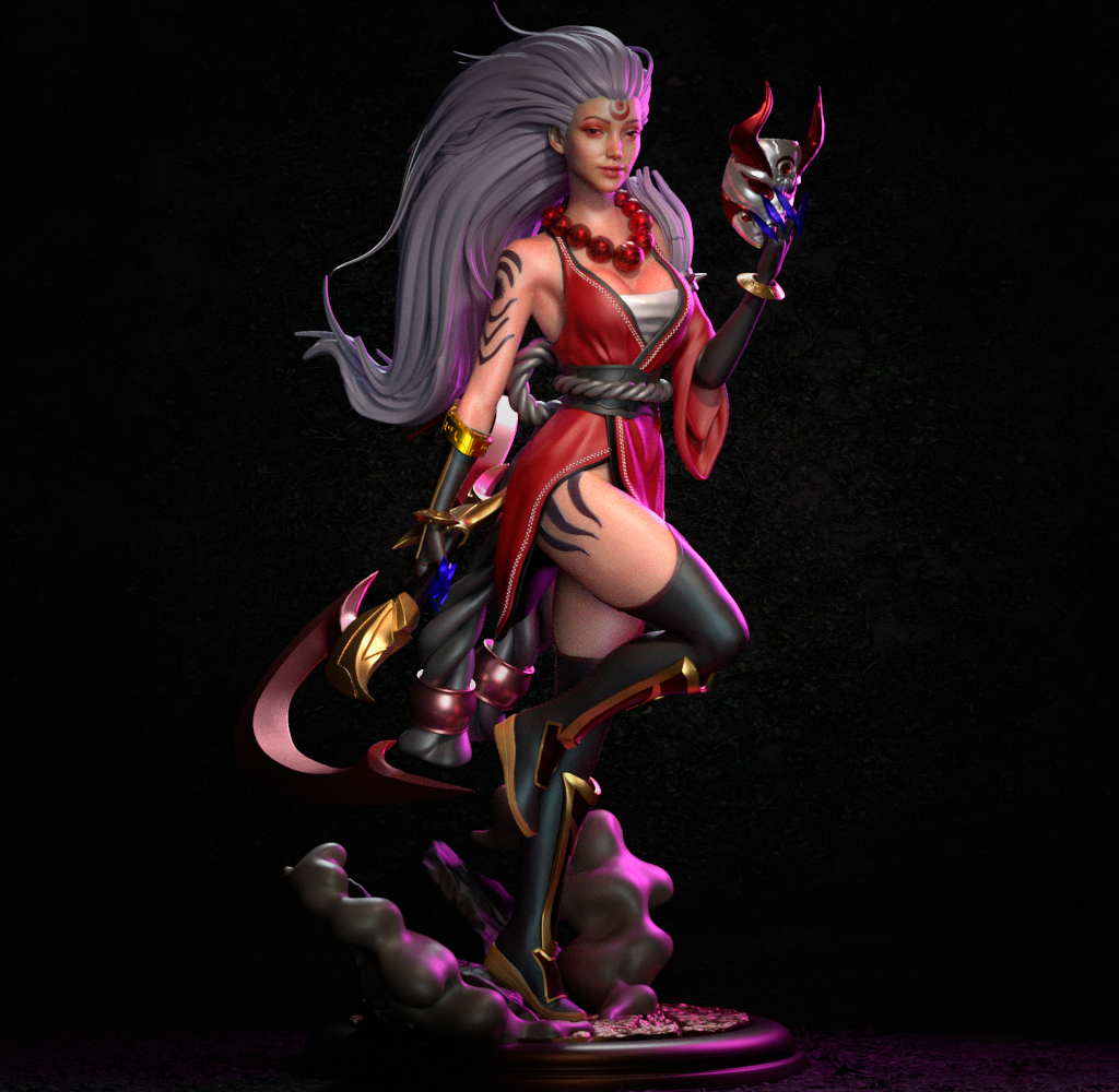 Bloodmoon CA3D 3D Printed 16K Unpainted Resin Statue 1:6
