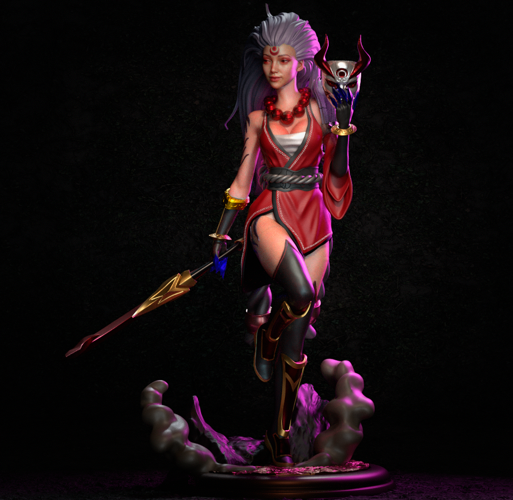 Bloodmoon CA3D 3D Printed 16K Unpainted Resin Statue 1:6