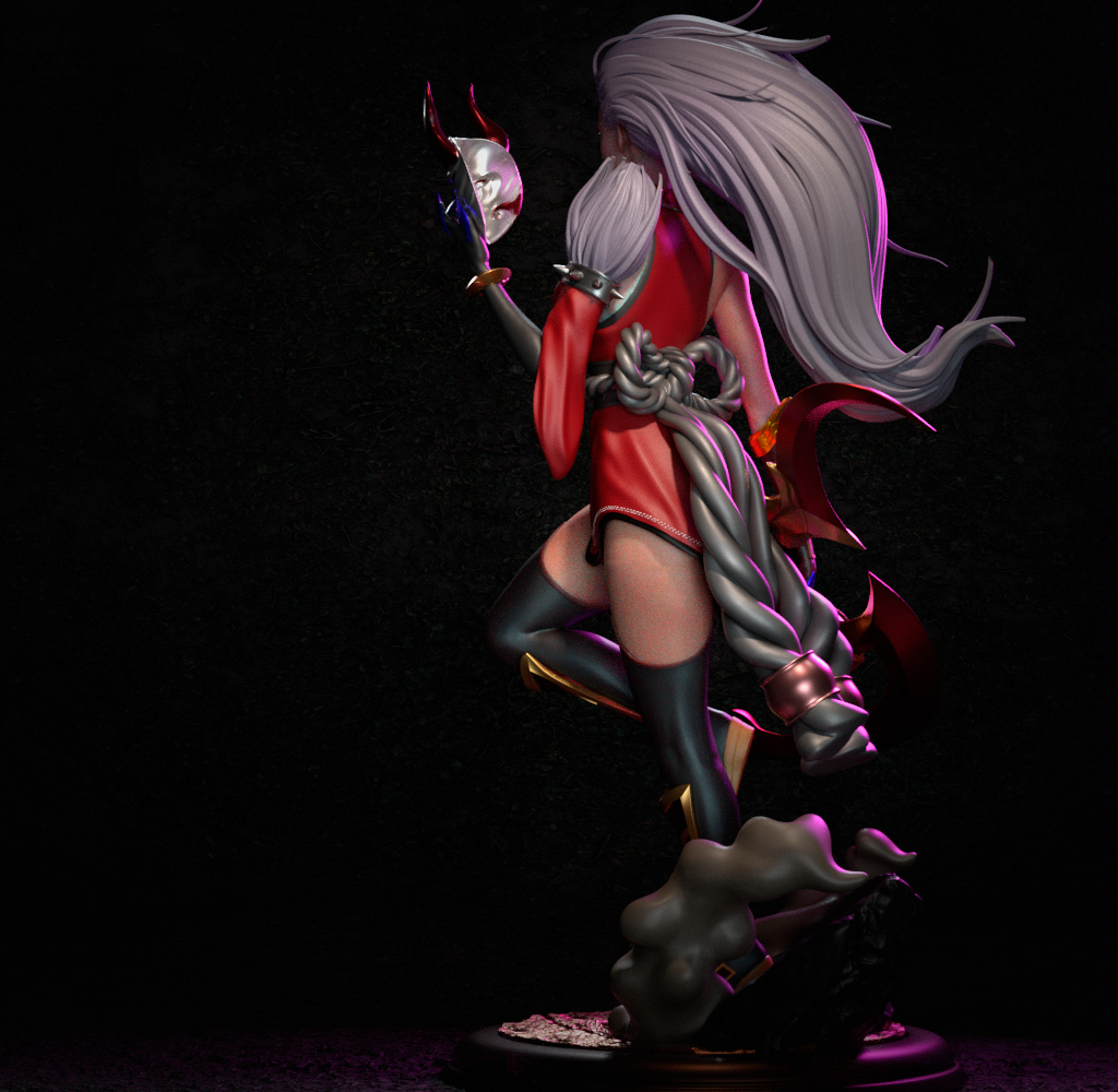 Bloodmoon CA3D 3D Printed 16K Unpainted Resin Statue 1:6