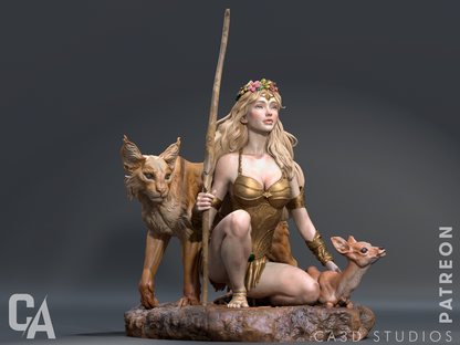 Artemis – Maya Pantic (CA3D) 3D Printed 16K Unpainted Resin Statue 1:6