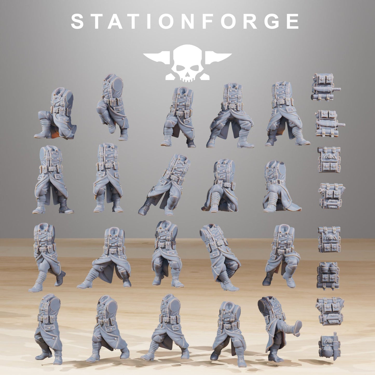 GrimGuard Builder Warband Wargame Proxy Miniatures StationForge