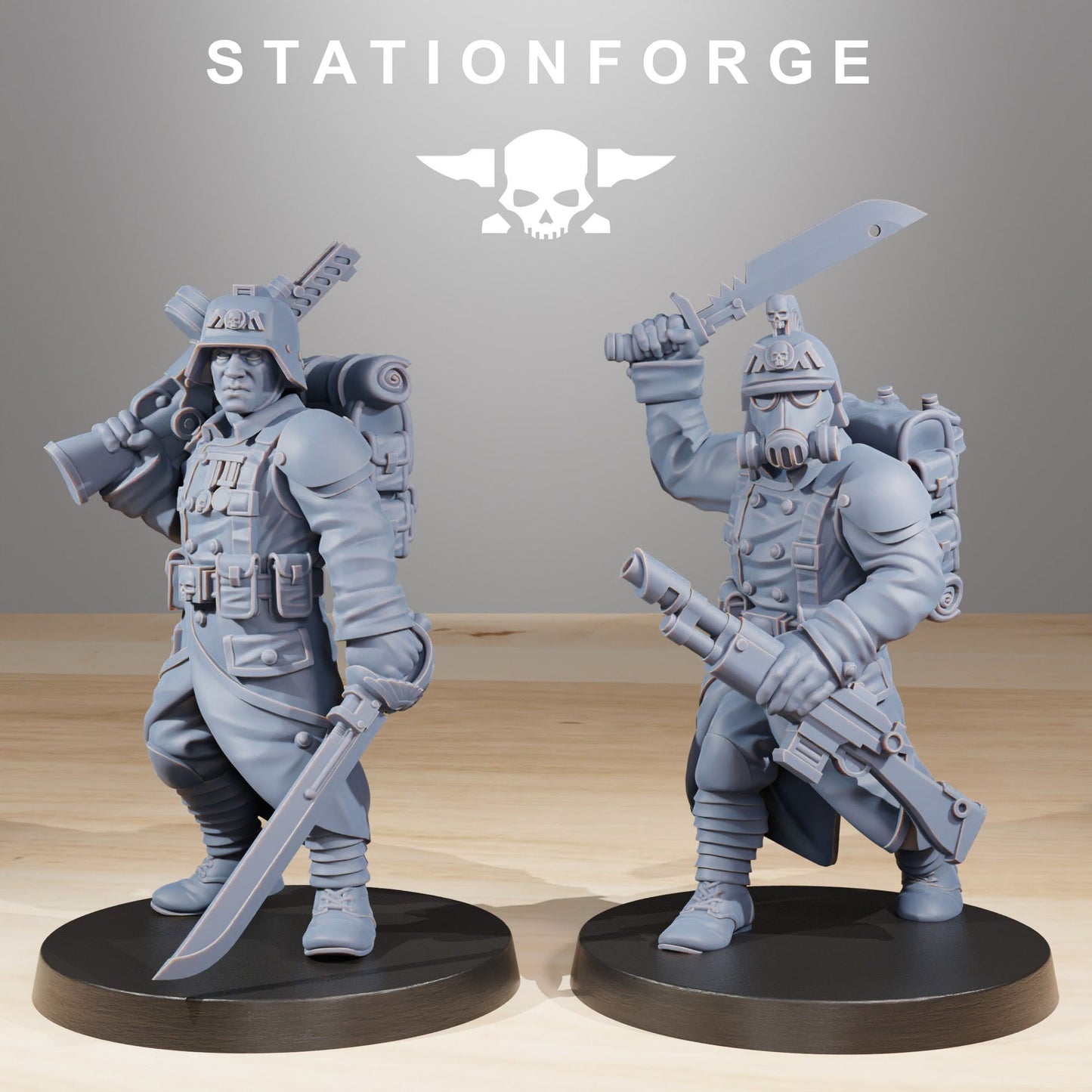 GrimGuard Builder Warband Wargame Proxy Miniatures StationForge