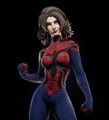 Spidergirl – CA3D 3D Printed 16K Unpainted Resin Statue 1:6 scale