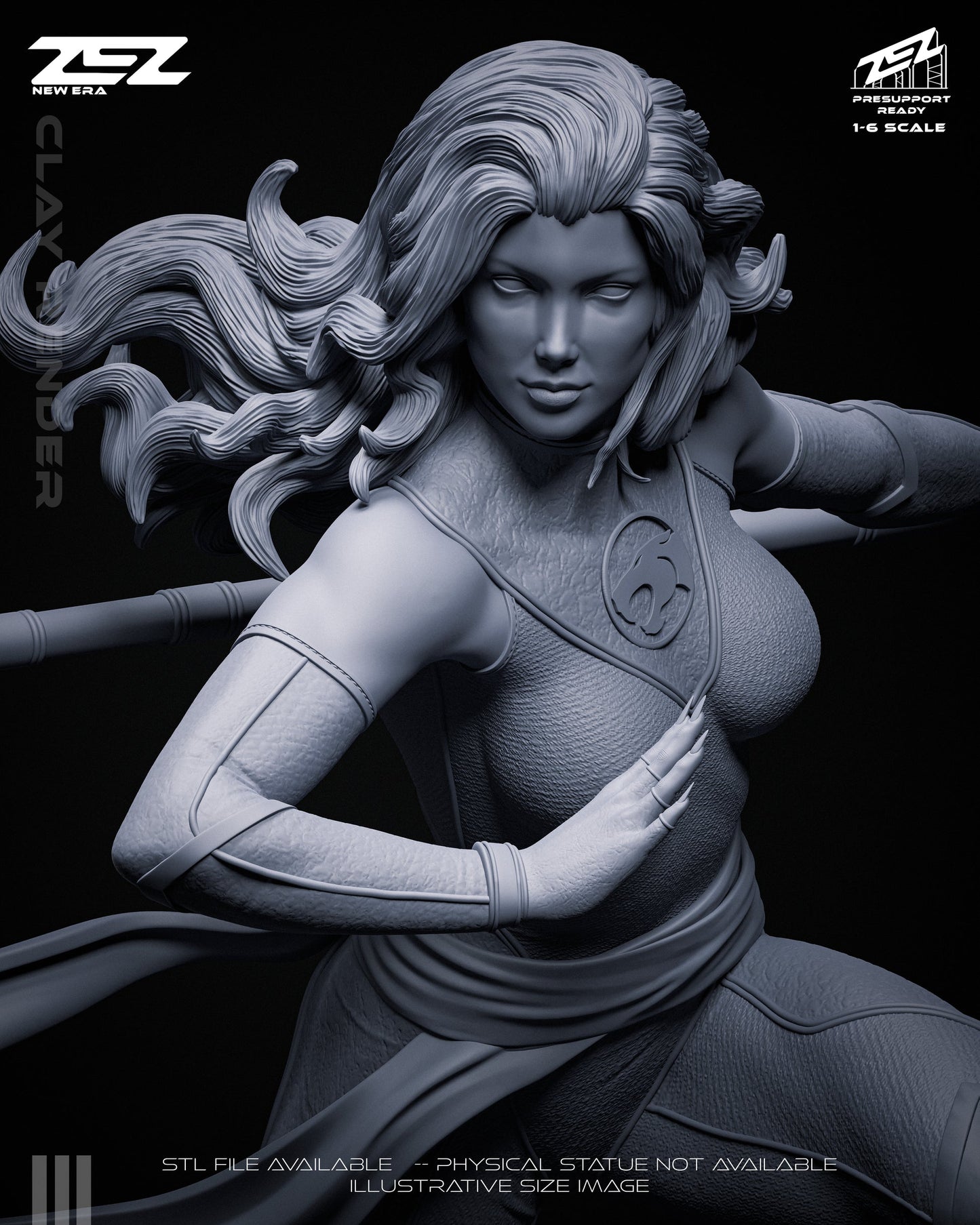 Cheetara Statue 1:6 Fan Art Resin Model Kit ZEZ Studio