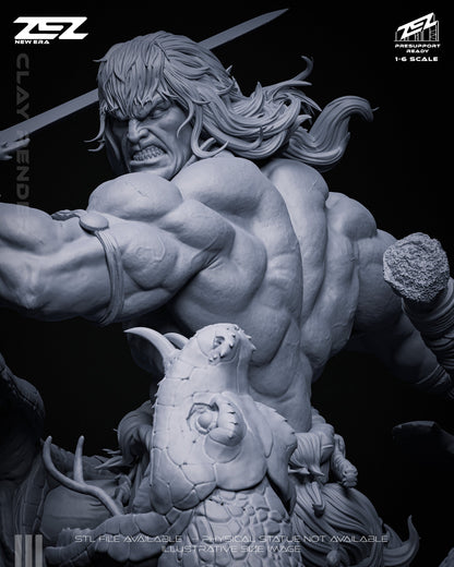 Conan Statue ZEZ Studio 1:6 Fan Art Resin Model Kit
