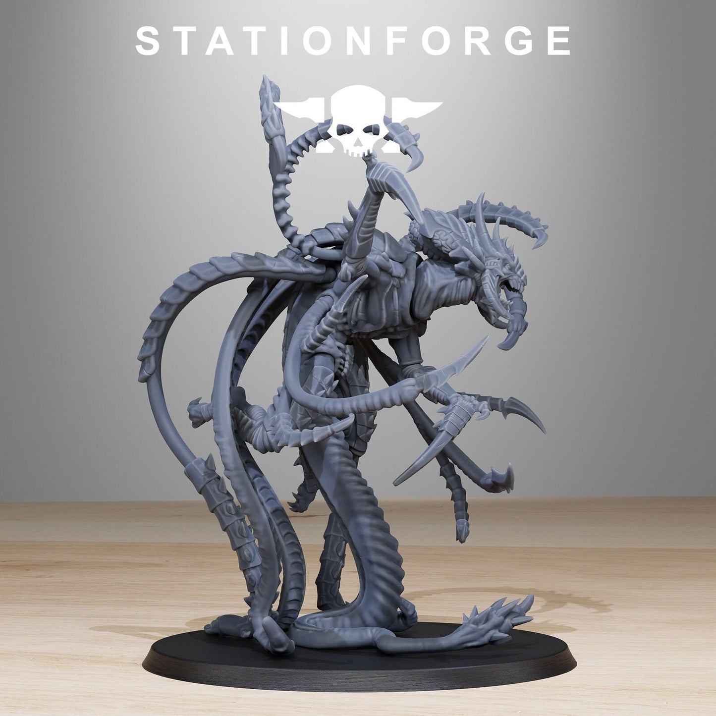 Xenarid Assassin Leviathan Fleet 3D Printed Resin Miniature Hive Bugs 120mm base