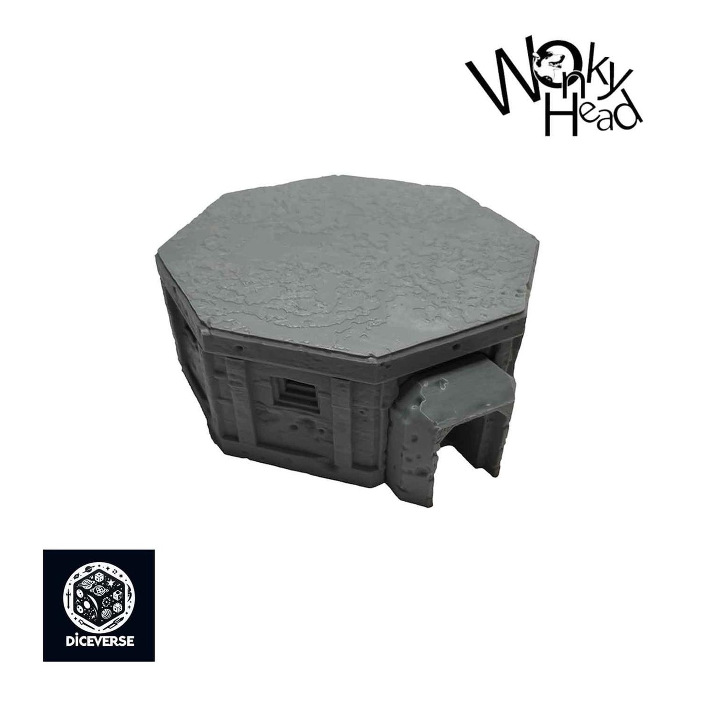 Trench Terrain Pillbox 32mm Grimdark Diceverse Resin Scenery Wargaming