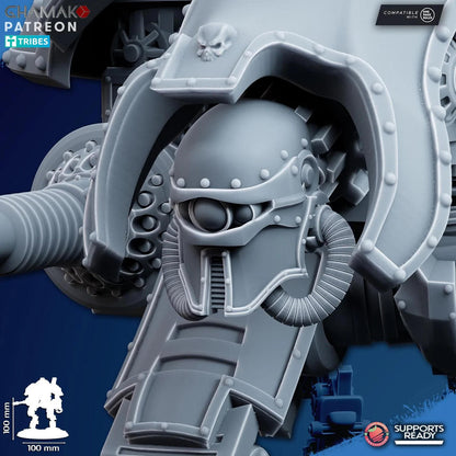 Titan Bellatorius Ghamak - Sci Fi Tabletop Wargaming Mech Titan Resin print