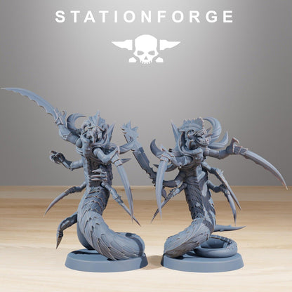 Xenarid Serpents x5 Leviathan Fleet Printed Talons/claws Hive Bugs Miniatures