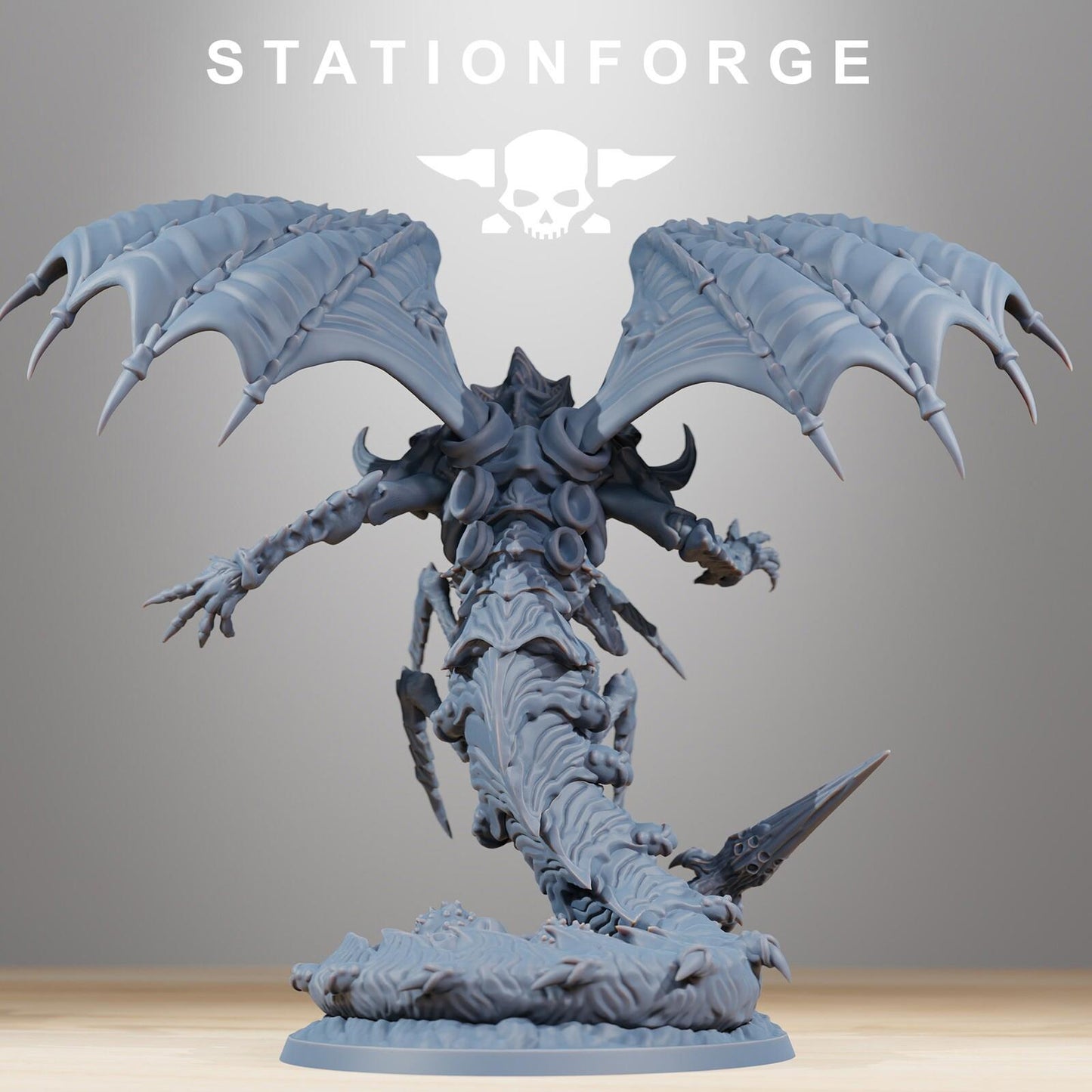 Xenarid Wormaak Resin Printed  Miniature Leviathan Hive Fleet Bugs Burrow Beast
