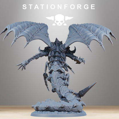 Xenarid Wormaak Resin Printed  Miniature Leviathan Hive Fleet Bugs Burrow Beast