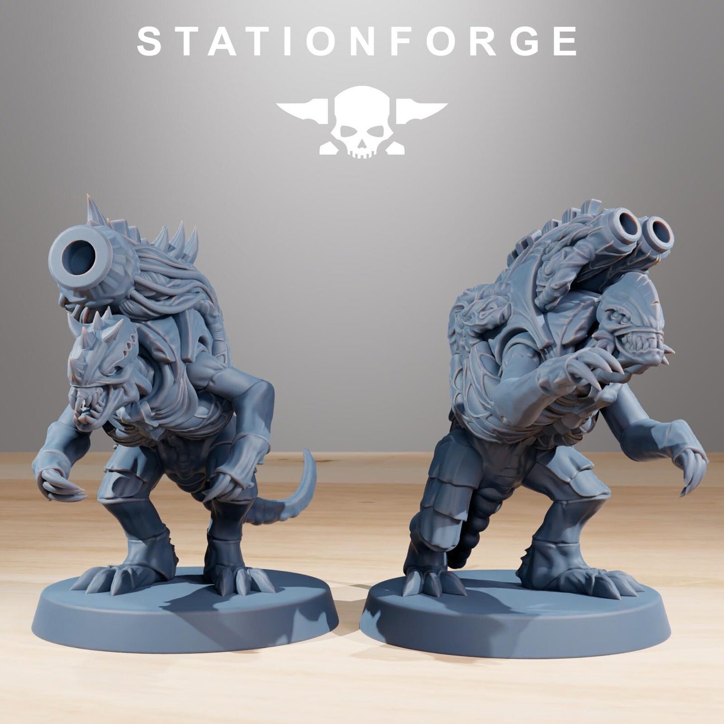 Xenarid Mortars x10 Leviathan Fleet Hive Bugs Cannon Infantry Resin Miniature