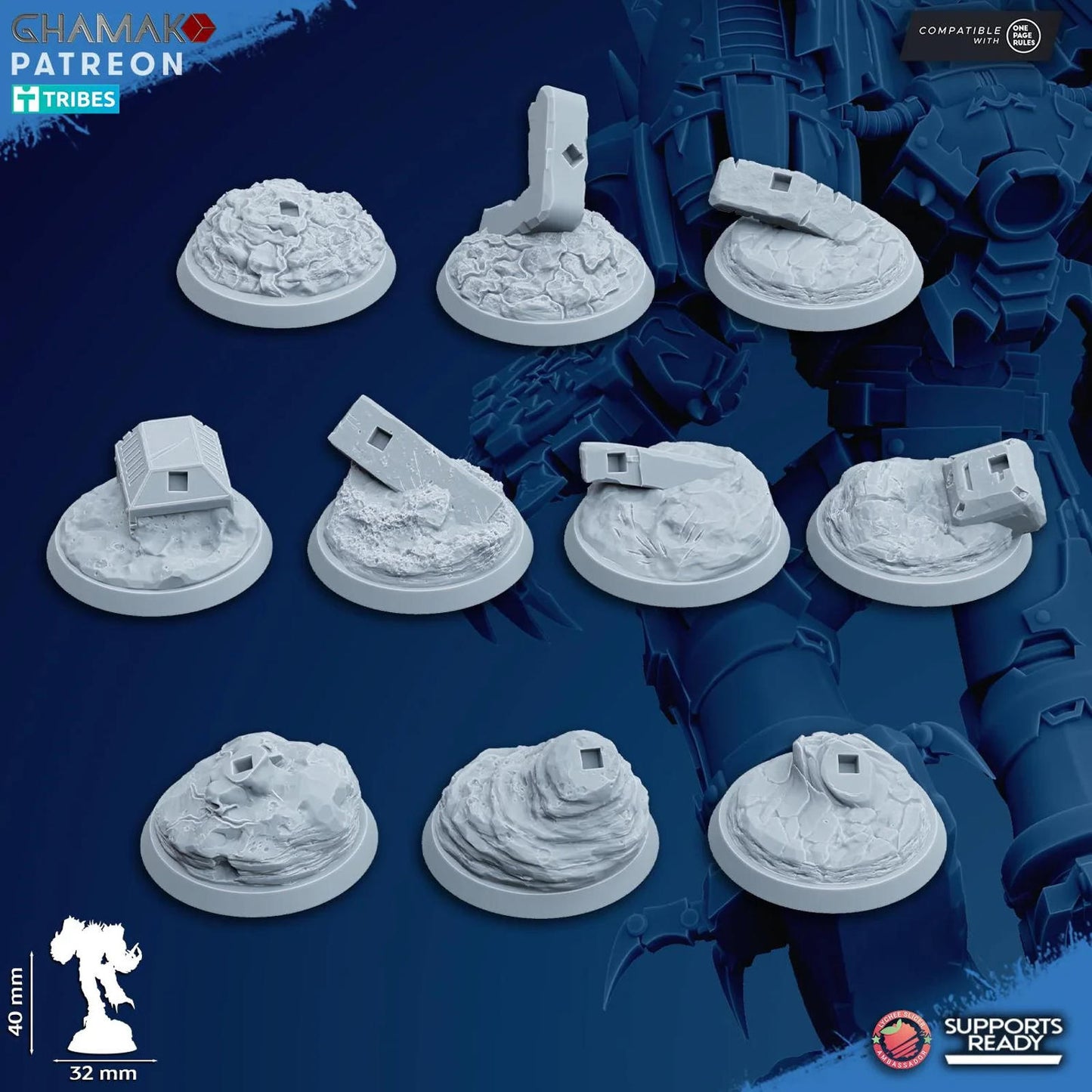 Warped Claws Jump Pack Marines x10 Wargame Grimdark Proxy