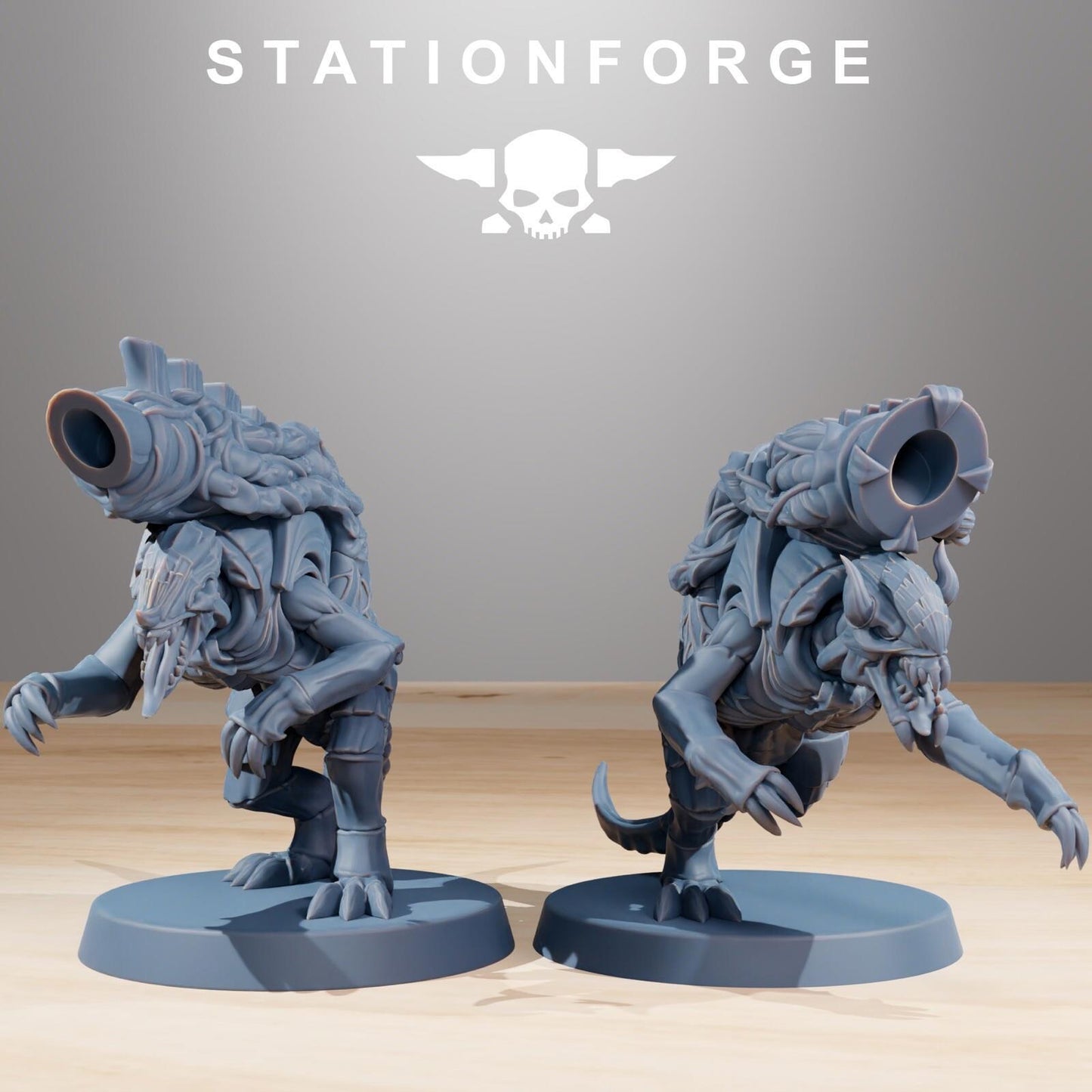 Xenarid Mortars x10 Leviathan Fleet Hive Bugs Cannon Infantry Resin Miniature