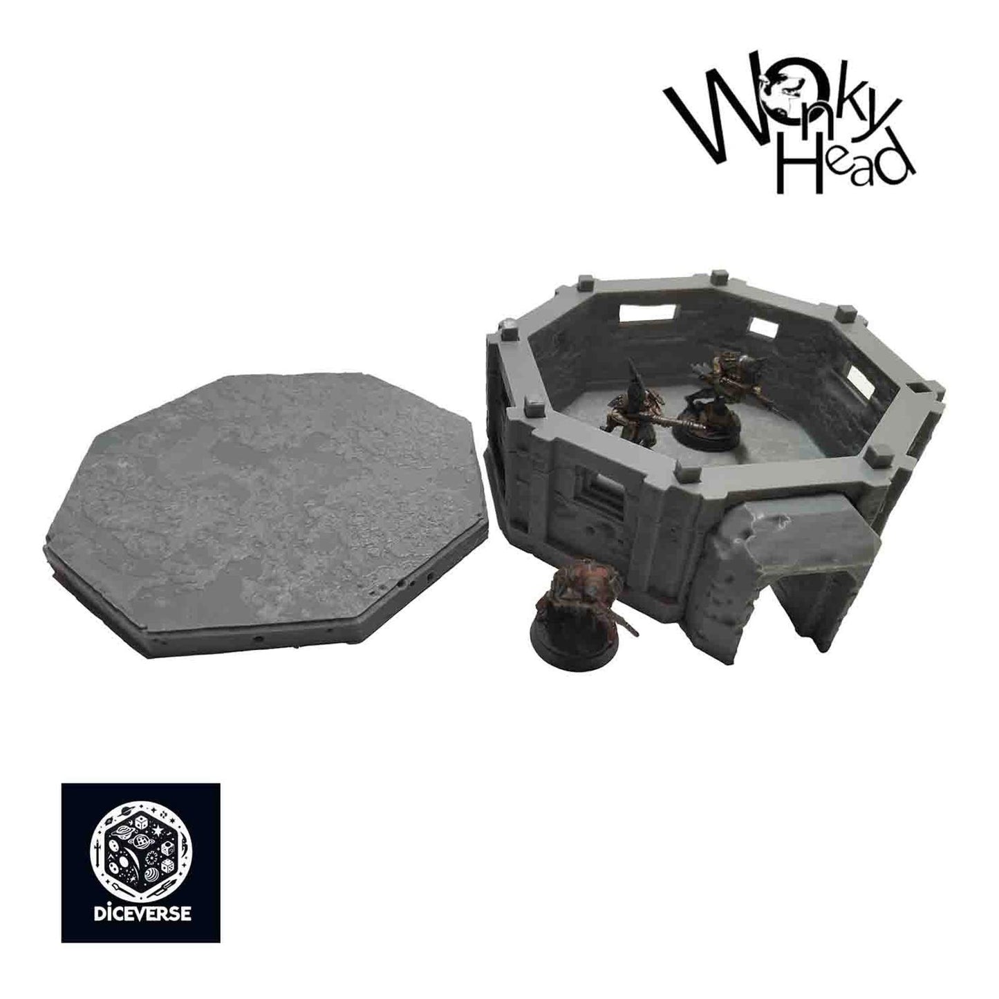 Trench Terrain Pillbox 32mm Grimdark Diceverse Resin Scenery Wargaming