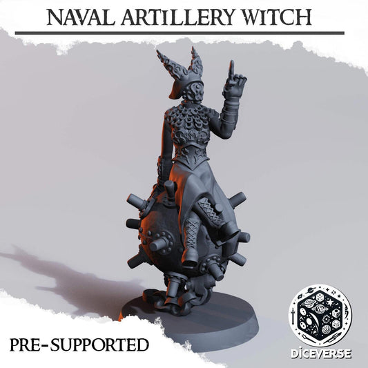Trench Naval Artillery Witch x2 Grimdark Diceverse Resin Miniature Wargaming